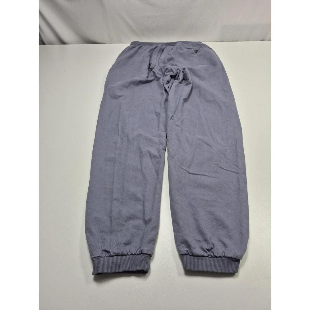 Crazy Shirts Canton Pant Sweatpants Mens 36x32 Blue Cotton Elastic Waist Casual